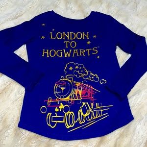 5/$25 Wizarding World of Harry Potter Girls Size M 7/8 Hogwartz Express Shirt